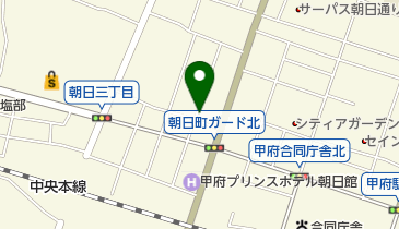 甲府眼科医院の地図画像