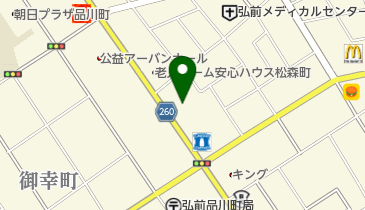 福士内科医院の地図画像