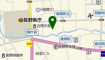 ながの県庁前クリニックの地図画像