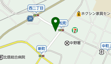 西原医院の地図画像