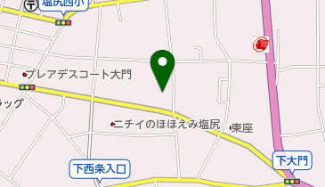 横山内科医院の地図画像