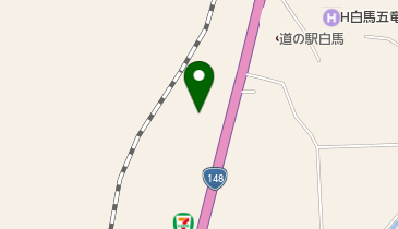 北アルプス医療センター白馬診療所の地図画像