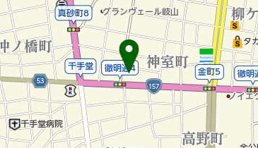 野川眼科医院の地図画像