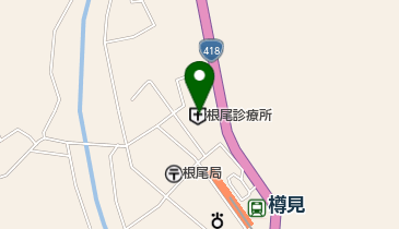 本巣市国民健康保険根尾診療所の地図画像