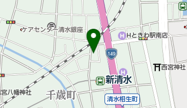 耳鼻咽喉科まこし医院の地図画像