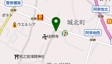 天神眼科医院の地図画像