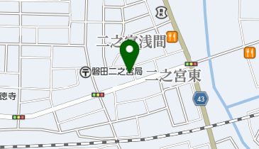 耳鼻咽喉科気管食道科山下医院の地図画像