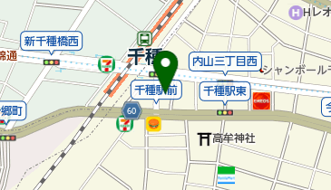 川脇クリニックの地図画像