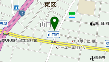 とく川皮膚科の地図画像