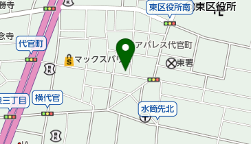 かとう皮膚科の地図画像