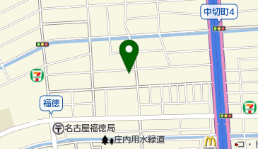 中切パークサイドクリニックの地図画像