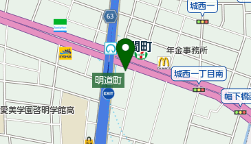 高田内科医院の地図画像