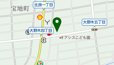 大漉内科の地図画像