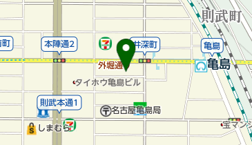 西川耳鼻咽喉科医院の地図画像