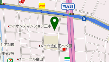 正木皮フ科クリニックの地図画像