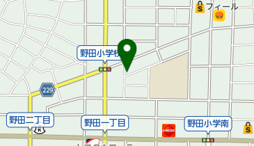 ミサキ皮膚科の地図画像