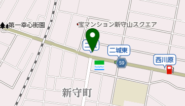 後藤皮膚科の地図画像