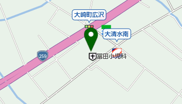 冨田小児科の地図画像