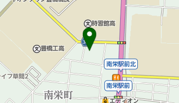 河辺皮フ科の地図画像