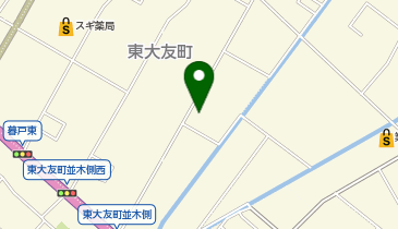 東大友内科の地図画像