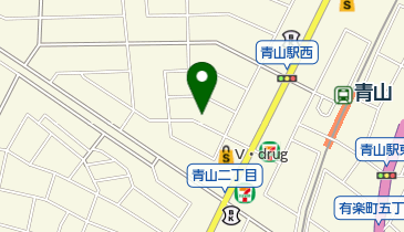 青山外科の地図画像