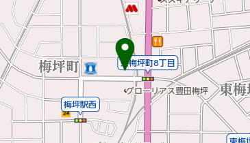 梅坪クリニックの地図画像