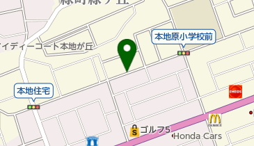 ほんじ眼科クリニックの地図画像