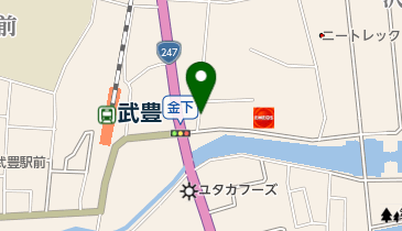 内科毛受医院の地図画像