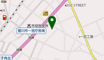 安形医院の地図画像