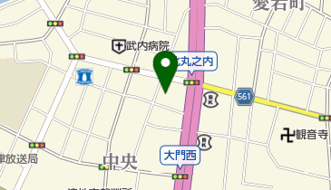 大川耳鼻咽喉科の地図画像