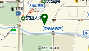 西山医院の地図画像