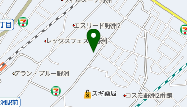 すぎやま内科の地図画像