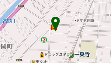 皮膚科内科小野医院の地図画像