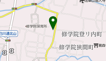 八田内科医院の地図画像