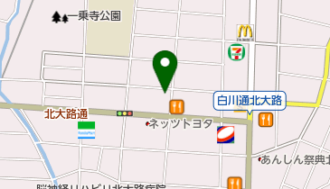 北川内科医院の地図画像