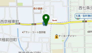 西京極診療所の地図画像