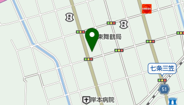 本河医院の地図画像