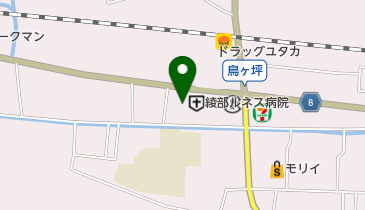 柳川整形外科医院の地図画像
