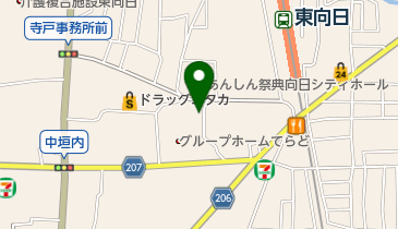 はなみつ耳鼻咽喉科の地図画像