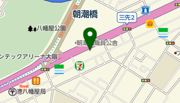 大阪医院の地図画像