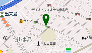 淀川勤労者厚生協会附属千北診療所の地図画像