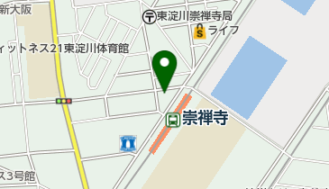 岸本眼科の地図画像