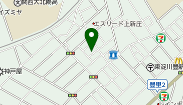西田医院の地図画像