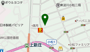 春田眼科医院の地図画像