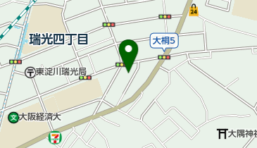 河合内科医院の地図画像