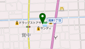 大江内科の地図画像