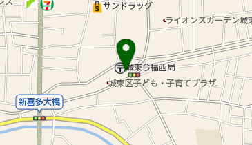 城東診療所の地図画像