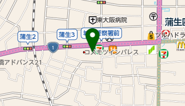 蒲生厚生診療所の地図画像