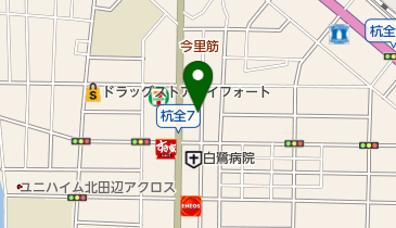 白鷺診療所の地図画像