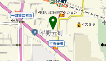 向坂医院の地図画像